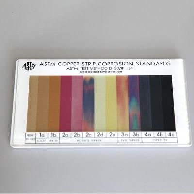 ASTM D130 Copper Strips Corrosiveness Test Standards Colorimetric Color Card