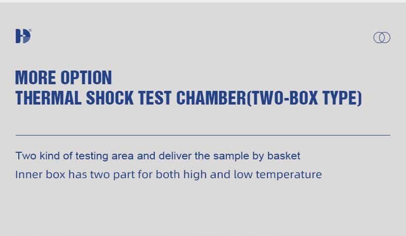 Environmental Programmable Thermal Shock Test Machine Hot-Cold Test Equipment