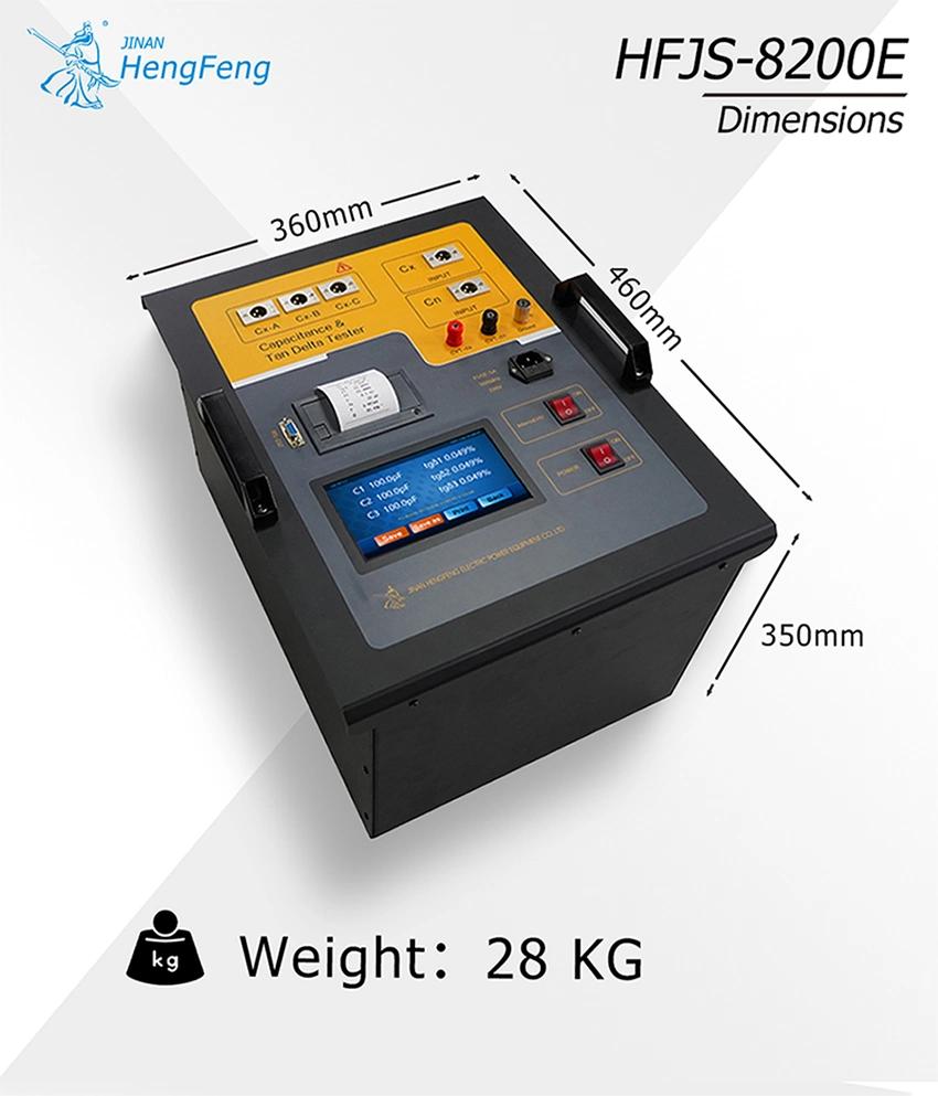 10kv Tan Delta Capacitance Dielectric Loss Tester for Transformer Tangent Test