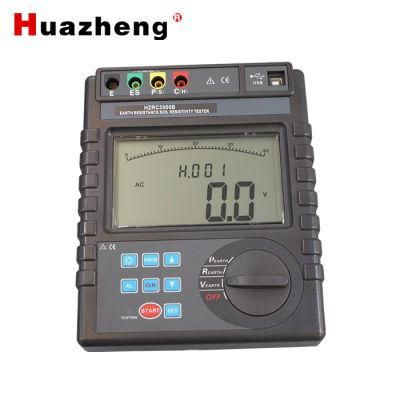 Hzrc3000b Portable Digital Earth Resistance Tester Soil Resistivity Measurment Equipment