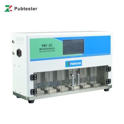 Food Liquid Sauce Package Static Load Seal Integrity Pressure Compression Tester China Manufacturer