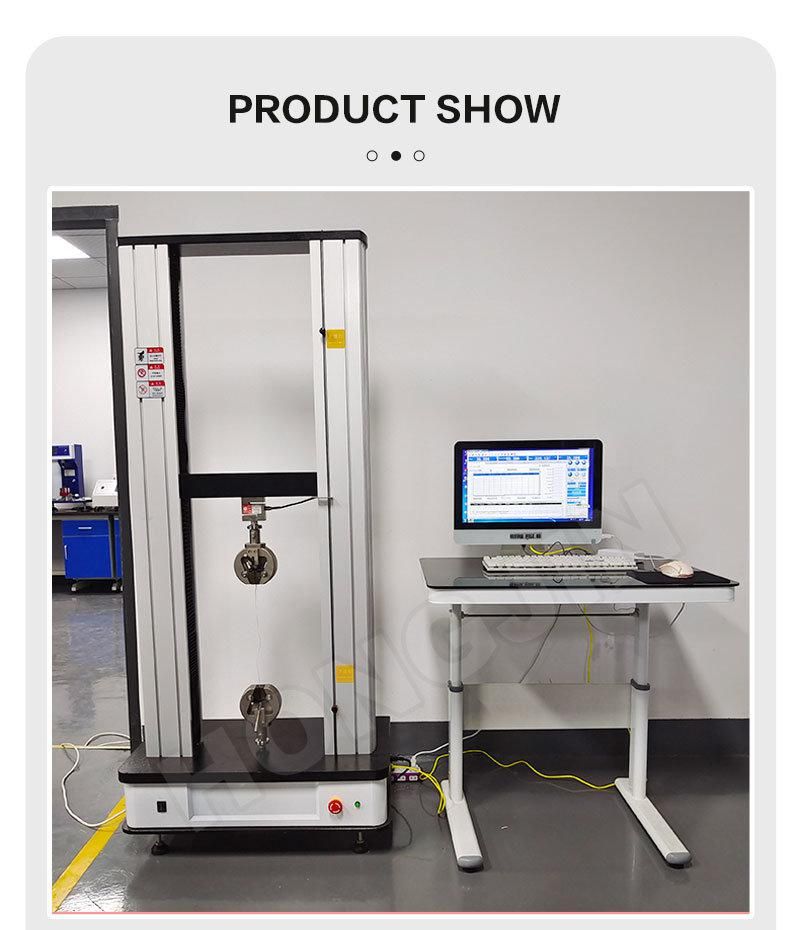Hj- 60 100kn Wire Rode Computerized Electronic University Tensile Testing Machine Price Tensile Tester Producer