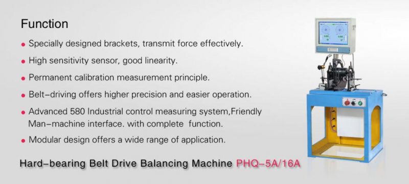 High Precision Spinner Balance Machine for Machinery Use
