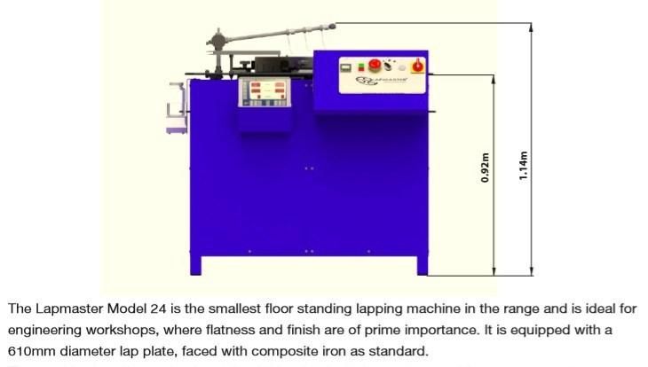 Lapmaster Wolters Precision Open Face Diamond Flat Lapping Machine 24 Inch