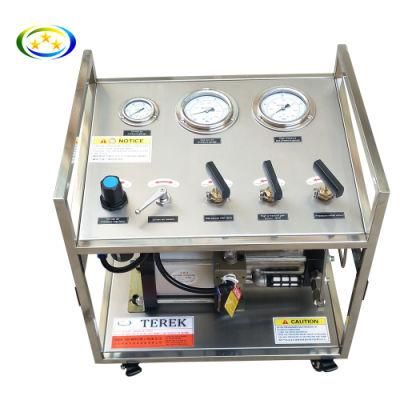 Terek Brand Hydraulic Pneumatic Pump Valve Pipe Hose and Gas Cylinder Hydrostatic Test Bench