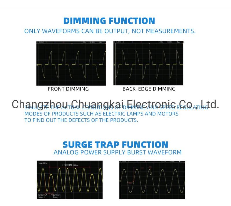 Th7110 Power Source 0-300V, 1000W, 45.0Hz-500Hz Programmable AC Power Supply