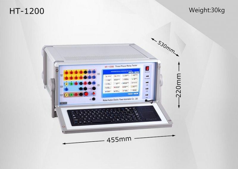 Ht-1200 Made in China Test Unit Six Phase Protective Relay Tester