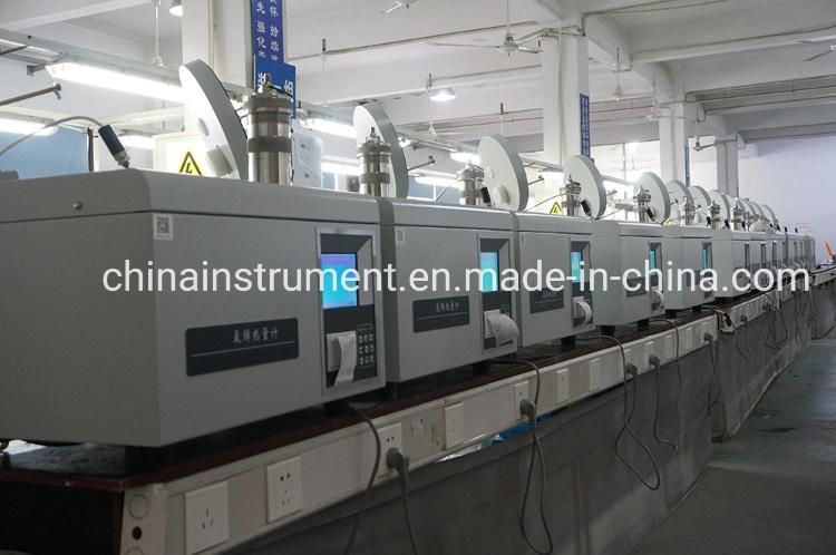 Digital Bomb Calorimeter for Determination of Caloric Values of Samples in Liquid or Solid