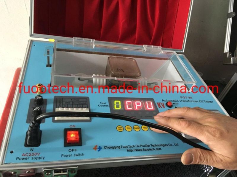 Best Supplier (0-80KV) Automatic Transformer Insulation Oil Dielectric Strength Tester Portable Insulating Oil Breakdown Voltage Bdv Tester Price