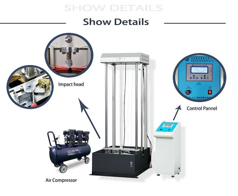 ISO En 12568 Safety Footwear Impact Testing Machine/Equipemnt (GW-019C)