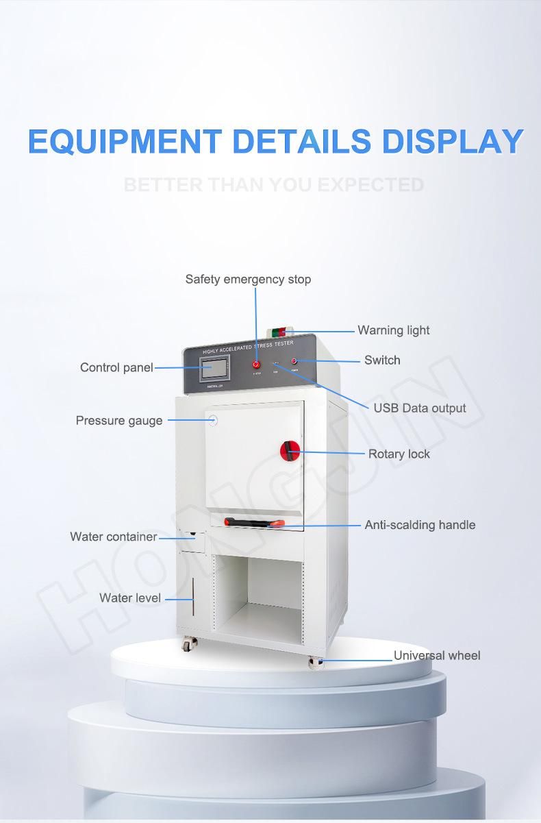 Hj-5 Precise Hast Pressure Accelerated Aging Chamber Meet Jedec / JIS Standards