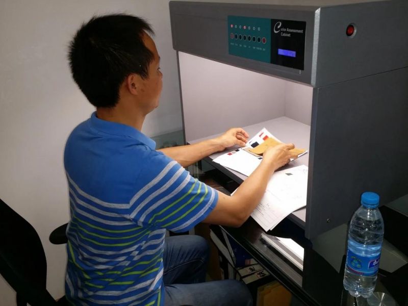 JIS-Z8724 Textile Color Assessment Cabinet/Lab Color Matching Light Box (GW-017)
