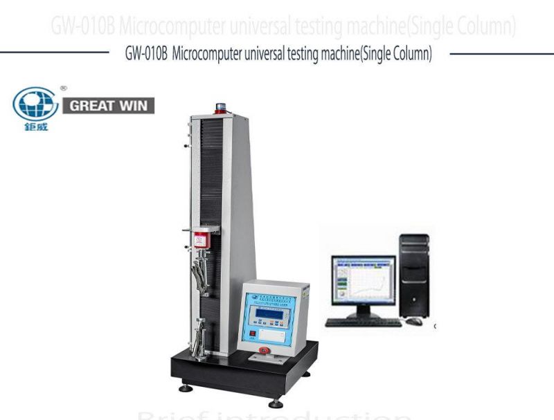 Single Column Computer System Universal Tensile Tester (GW-010B)