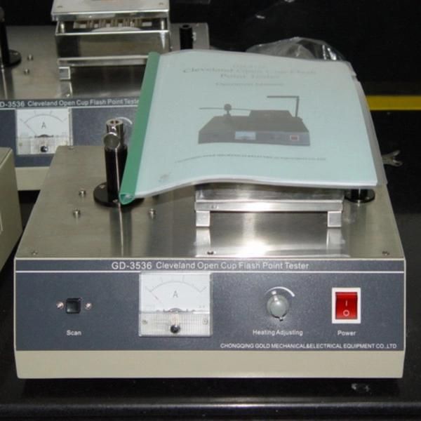 Low Price Manual Type ASTM D92 Cleveland Open Cup Flash and Fire Point Flash Point Tester, Flash Point Apparatus