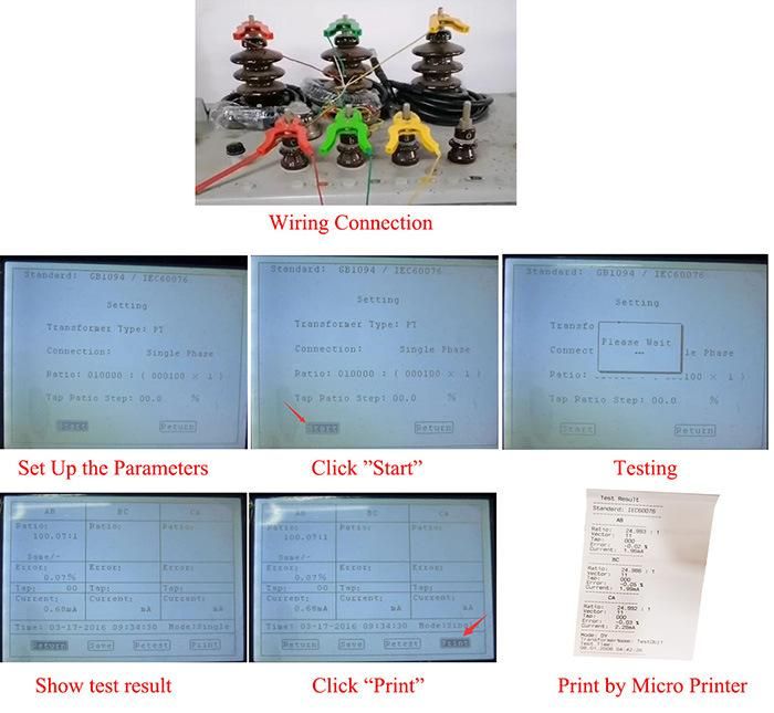 Hot Sale Electrical Testing Equipment Three Phase TTR Turns Ratio Measuring Meter Transformer Turns Ratio Tester