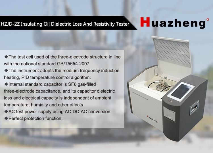 Resistivity & Dielectric Loss Testing Transformer Insulation Oil Tan Delta Tester