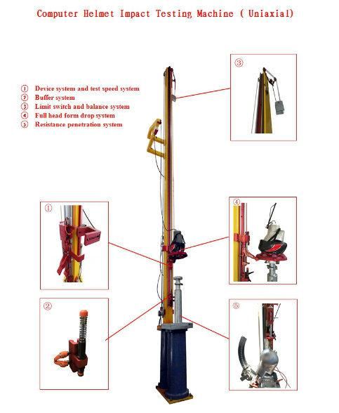 Uniaxial Helmet Impact Testing Machine