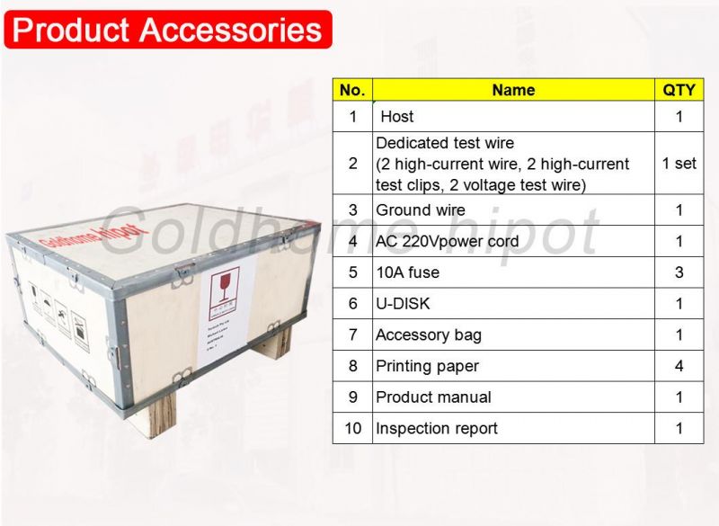 100A Micro Ohmmeter 200A Contact Resistance Test Set