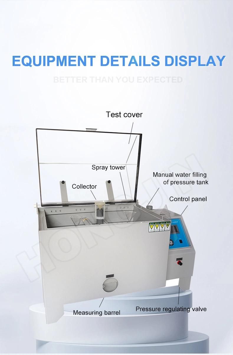 Hj-12 Salt Spray Test Equipment or Simulate Lab Environmental Test Equipment Price 5% Brine Concentration Salt Spray Machine