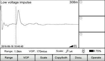 200m to 100km Cable Power Testing Meter Cable Fault Pre-Locator