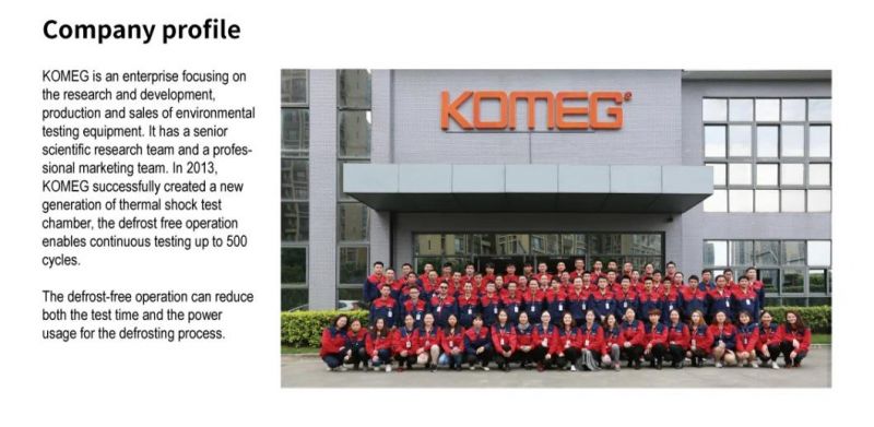 Komeg Brand Programmable Stainless Steel Climatic Test Chamber