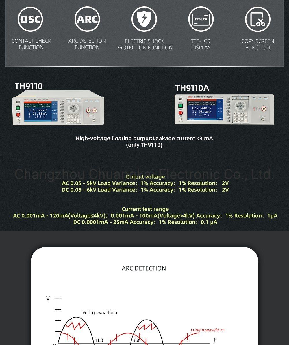 Th9110 High Voltage Floating Output AC/DC Safety Tester