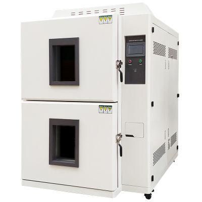 2 Zone Temperature Heat Cold Impact Thermal Shock Test Chamber