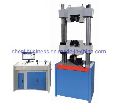 Hydraulic Loading Steel Bar Rebar Tensile Strength Testing Machinery with 1000kn 100tons Capacity
