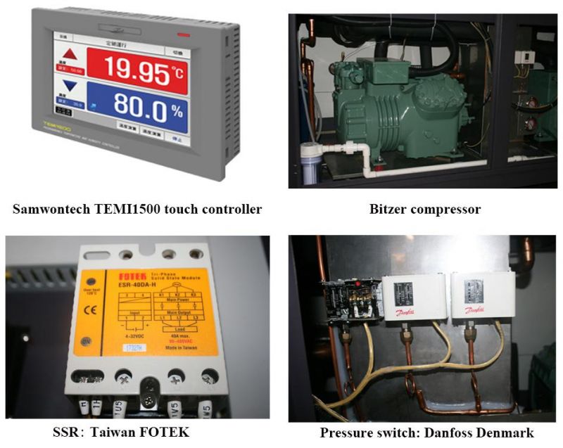 Standard and Custom Walk-in Rooms Environmental Temperature Humidity Testing Chambers Automobiles Test