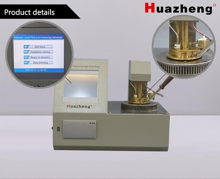 Hzbs-3 Closed Cup Transformer Oil Test Equipment Flash Point Apparatus