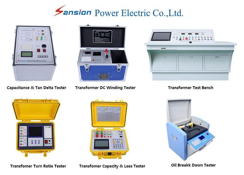 Large LCD Display Transformer Testing Equipment Tan Delta Tester with Multiple Test Modes