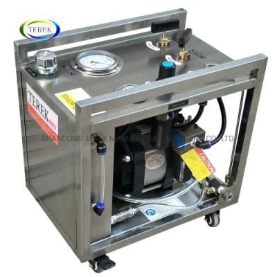 Terek Brand Pneumatic (Air compressor driven) Liquid Hydraulic Oil Booster Pump Test System