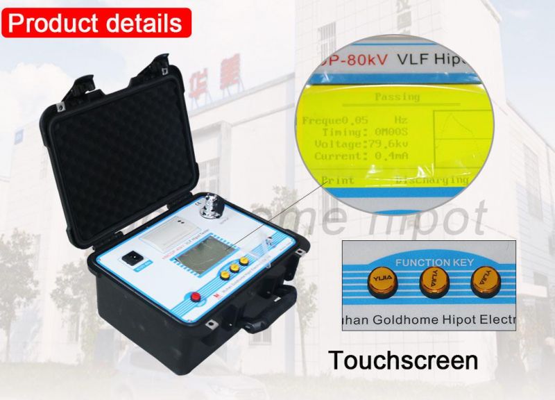 China Hmdq 0.1Hz 40kv 60kv 80kv 90kv Very Low Frequency AC Cable Testing Machine Withstand Voltage Testing Device High Voltage Test Equipment Vlf Hipot Tester