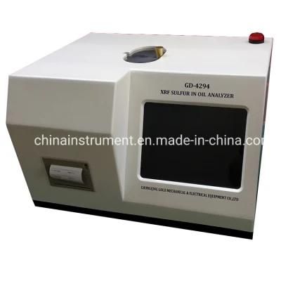 Automatic Sulfur Analyzer for Fuel Oil Sulphur Testing and Analysis by ASTM D4294 Xrf Method