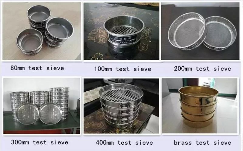 Standard Lab Sieve Machine Electric Vibrator Testing Sieve Shaker