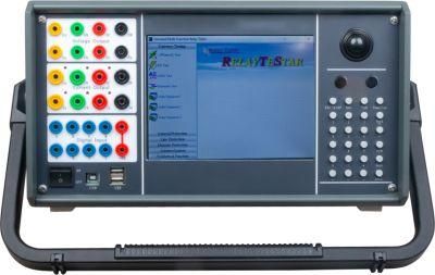 Portable Microcomputer 6 Phase Relay Protection Tester (XHJB666)