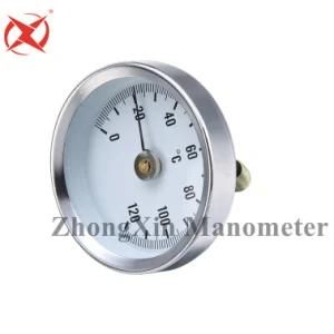 Clip-on Spring Temperature Gauge 0-120 Degree 63mm Dial Thermometer