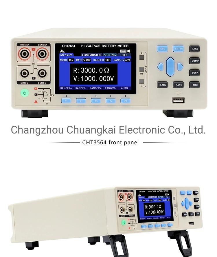 Cht3564 Battery Internal Resistance Tester High Voltage Battery Test Equipment