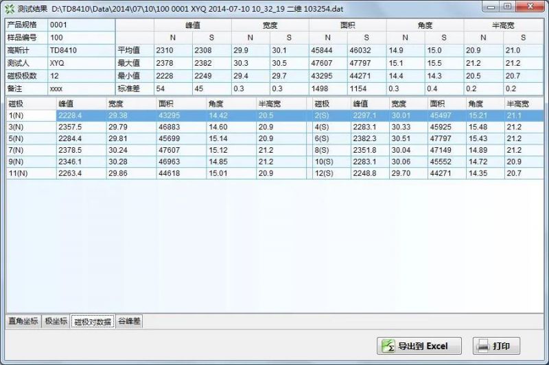 Surface Magnetic Field Automatic Testing System