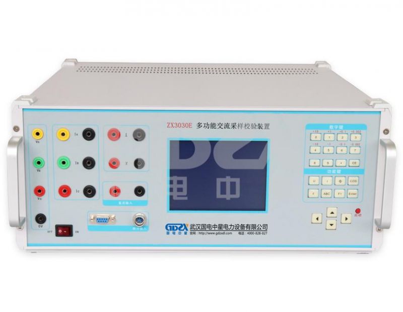 ZX3030E 3 Phase Energy Meter Transmitter Remote Calibration Test With 1UF Capacitor Load