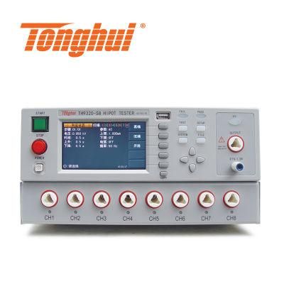 Th9320-S8 8 Channels AC/DC Hipot Tester Insulation Resistance Test Function