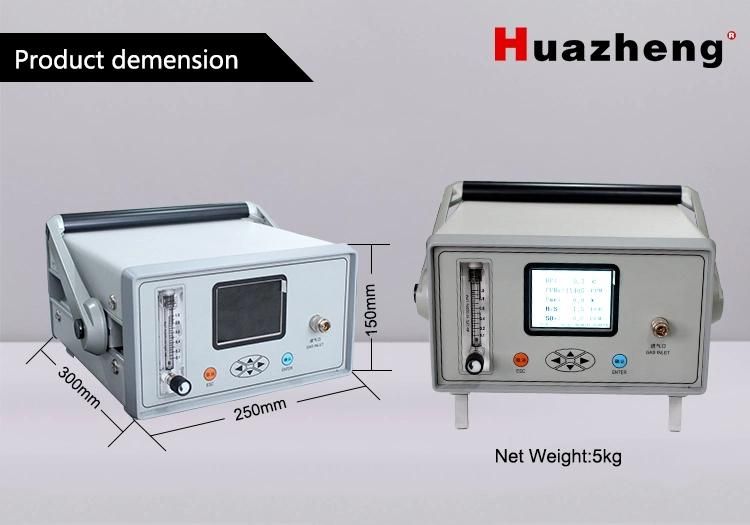 Sf6 Gas Dew Point Decomposition and Purity Multifunctional Test Set