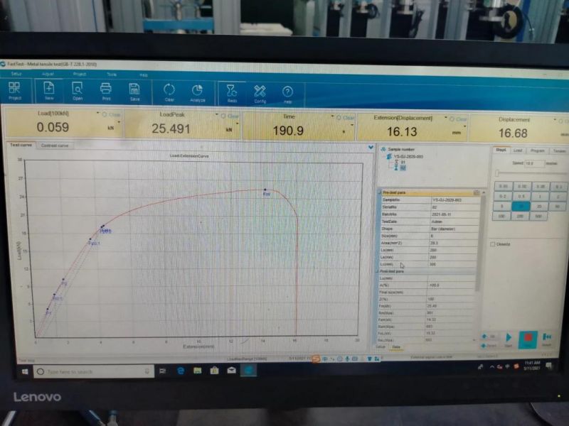 Single Column Digital Display Electronic Universal Tensile Spring Tensile and Compression Testing Machine