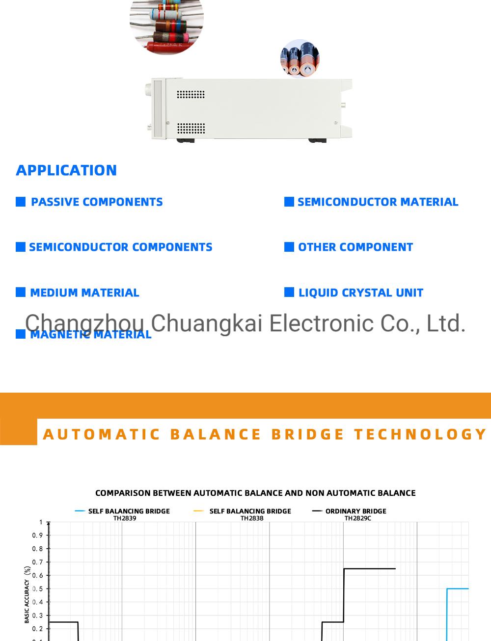 Th2839A 20Hz-5MHz Impedance Analyzer Digital Lcr Meter Resistance Meter