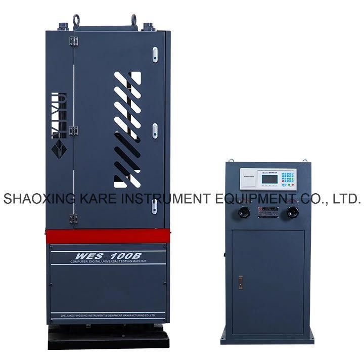 Digital Display Hydraulic Tensile Testing Machine (WES-100B)
