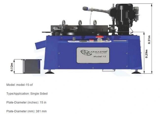 Lapmaster Wolters Model 48 Precision Open Face Flat Lapping Machine