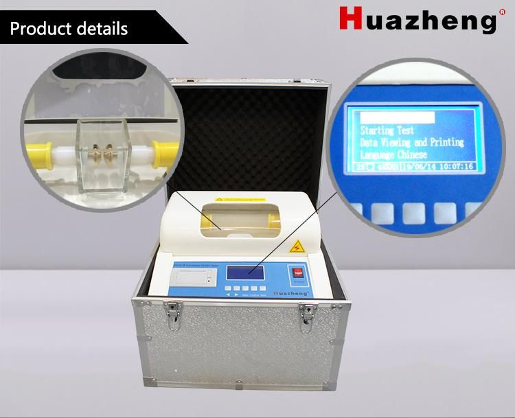 Top Quality Easy-Opearation Portable Transformer Oil Dielectric Strength Bdv Test Unit