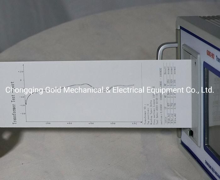 Gdrz-902 Transformer Sweep Frequency Response Analyzer, Transformer Winding Tester