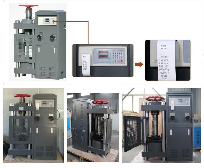 Yes-2000 Digital Display Concrete Compressive Testing Equipment