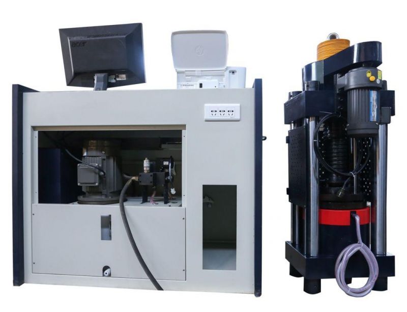 Computer-Controlled Concrete Compressive Strength Testing Machine Certified by International Standards